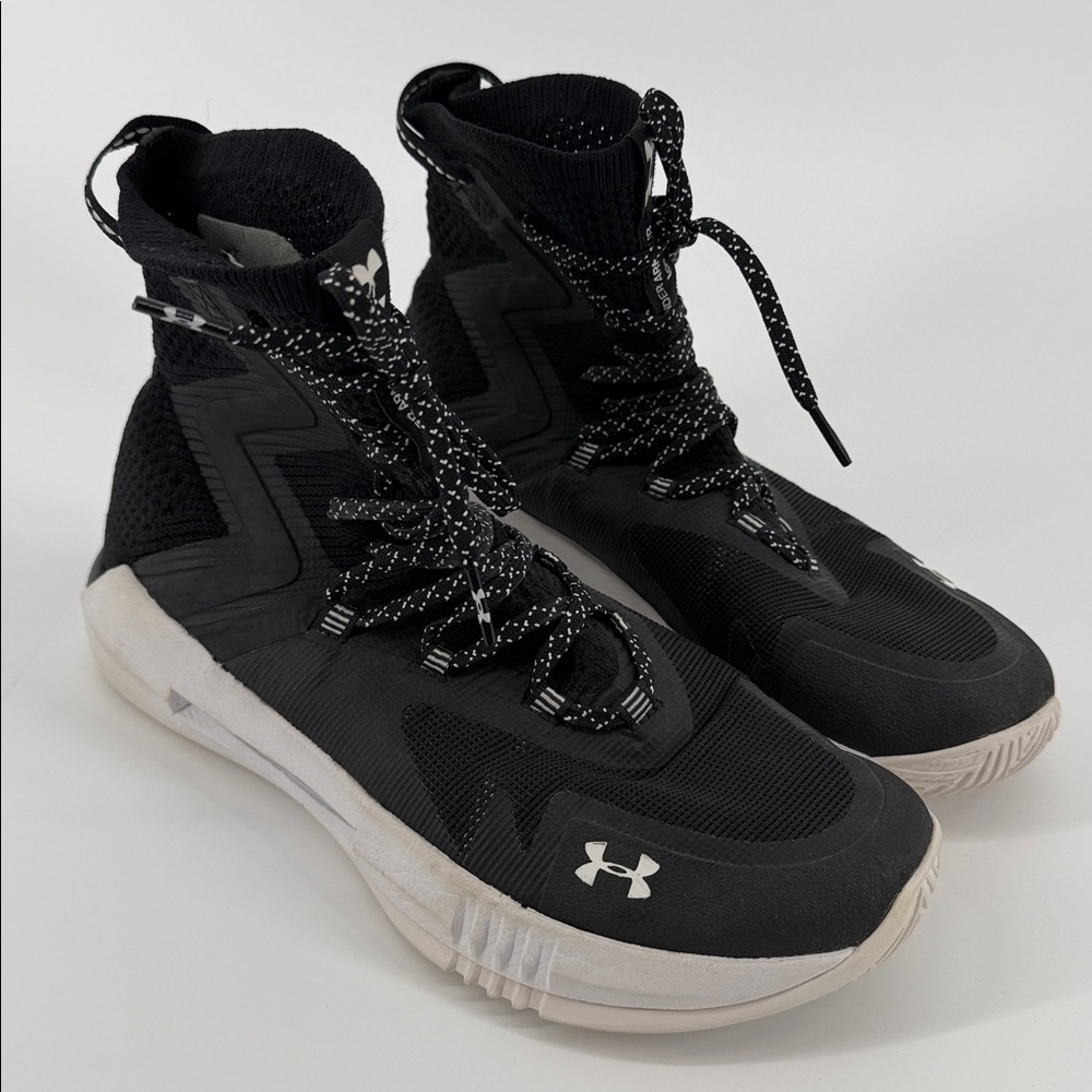 Under Armour Highlight Ace 2.0 Black Volleyball Shoes 3021376-001 Womens Size 10 - Picture 2 of 11